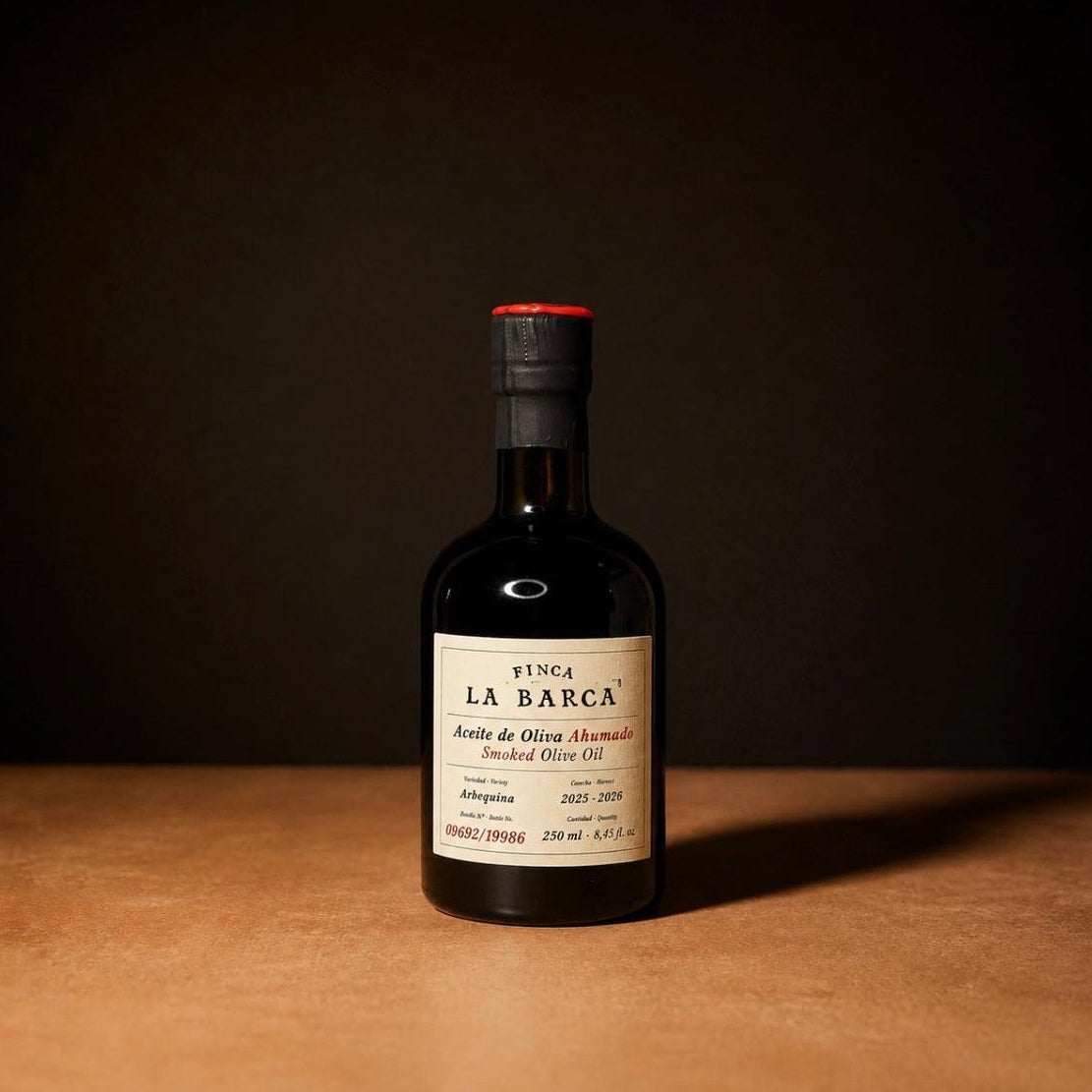 Finca La Barca smoked olive oil, 250ml